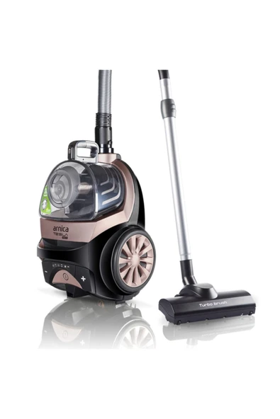 Arnica Tesla Premium Toz Torbasız Süpürge Ve 8 Adet Silpak Mikrofiber Bez Temizlik Seti - 3