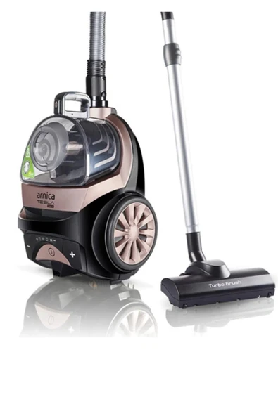 Arnica Tesla Premium Rose Gold Elektrikli Süpürge Turbo Başlıklı, Koldan Kumandalı - 2