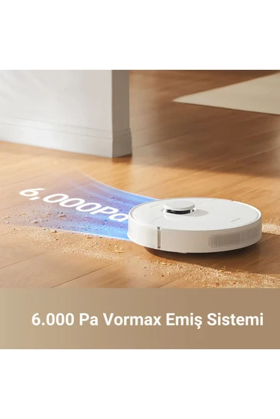 Dreame İstasyonlu Robot Süpürge 6000Pa Yüksek Güç, Akıllı Navigasyon ve Uzun Pil Ömrü ile Sessiz Temizlik - 8