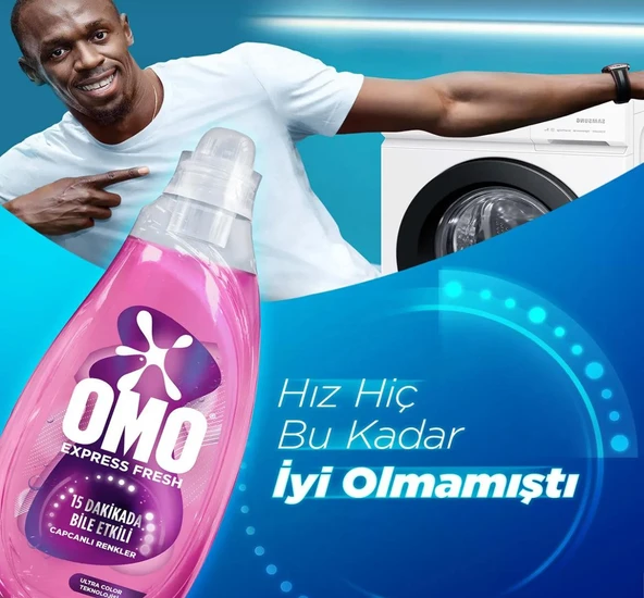 Omo Express Fresh Canlı Renkler Ve Siyahlar Sıvı Deterjan 1480 ml - 6
