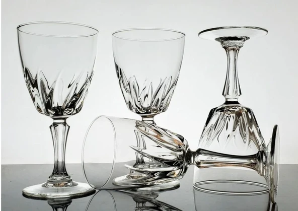 CAM KADEH,ŞARAP,ŞAMPANYA BARDAK SETİ 4 ADET 7x7x15cm - 3