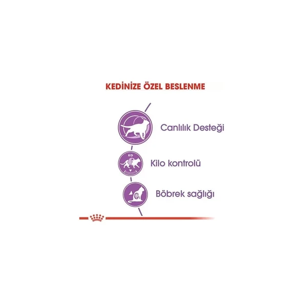 Sterilised 7+ Kısırlaştırılmış Kedi Maması 3.5 kg - Resim 3