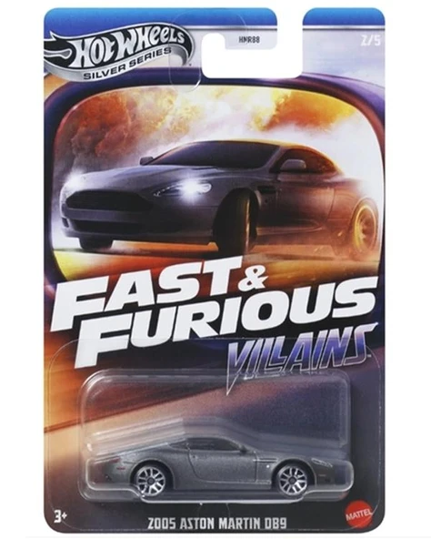 Hot Wheels Silver Series Fast ve Furious Villains ZOO5 Aston Martin Db9 JBY35