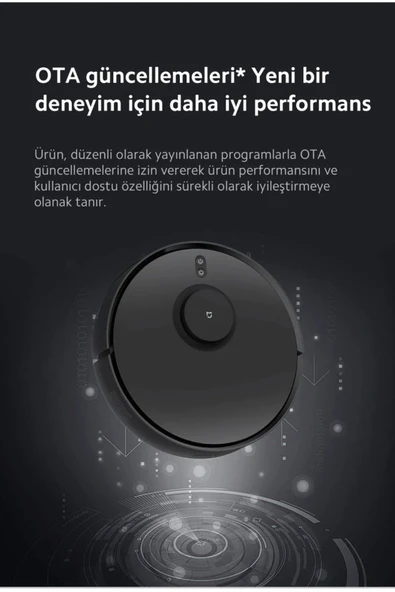 Xiaomi 8000Pa Emiş Gücü, Akıllı Haritalama ve Mop ile Sessiz, Hijyenik -Akıllı Robot Süpürge - 5