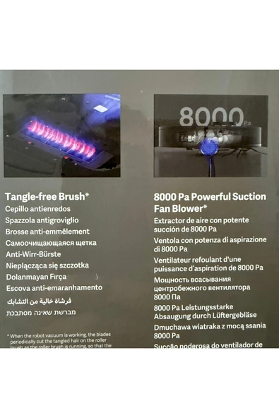 Xiaomi 8000Pa Emiş Gücü, Akıllı Haritalama ve Mop ile Sessiz, Hijyenik -Akıllı Robot Süpürge - 6