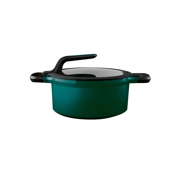 Berghoff Gem Stay Cool Derin Tencere Yeşil 24 Cm (Teşhir & Outlet) - 8500947