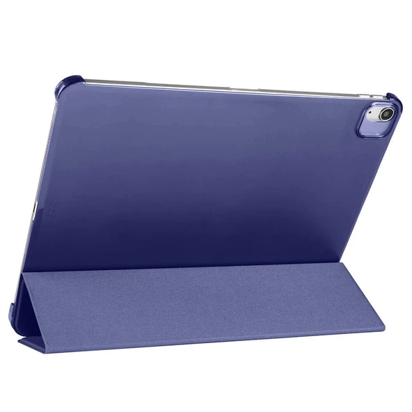 Apple iPad Pro 12.9 2020 (4.Nesil) Zore Smart Cover Kalem Bölmeli Standlı 1-1 Kılıf - Resim 4