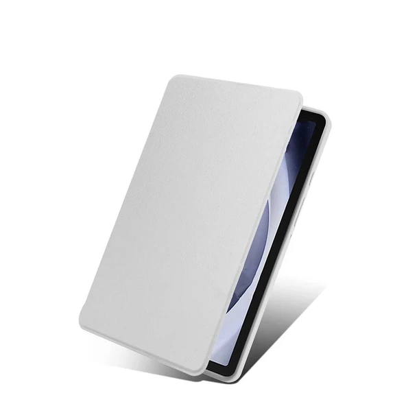 Galaxy Tab A9 Plus Kılıf Zore Termik Kalem Bölmeli Dönebilen Standlı Kılıf - Resim 9