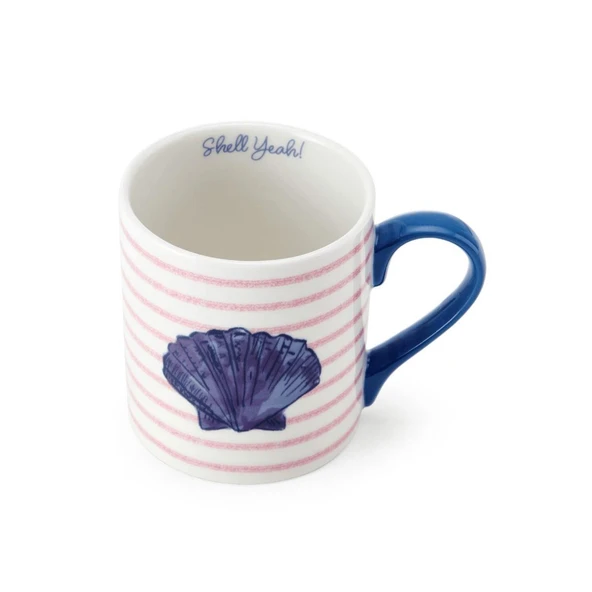 Mikasa Fine China 280 ml Düz Taraflı Kupa Deniz Kabuğu - Resim 2