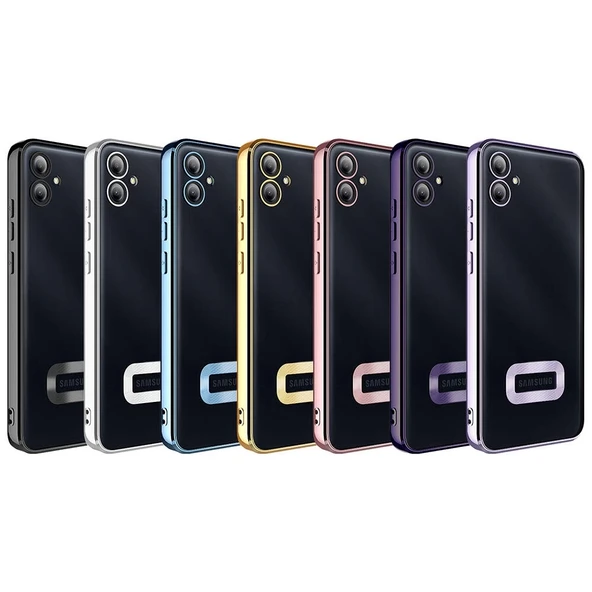 Galaxy A05 Kılıf Kamera Korumalı Logo Gösteren Zore Omega Kapak - 2