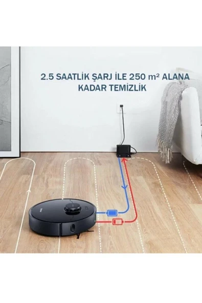 Dreame 4000Pa Güçlü Emiş ve Lidar Navigasyon Sesle Kontrol Özelliği Akıllı Temizlik-L10Pro Yüksek Kalite - 2