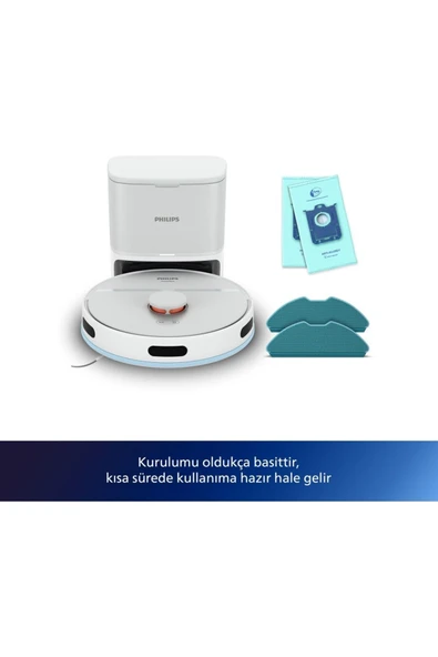 Philips Çeyiz Set XU2100 Robot Süpürge XC6557/01 Sarjlı Süpürge - HDA150/61 - 5