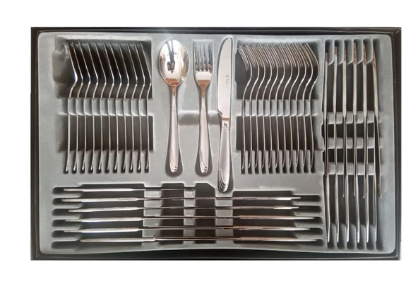 89 PARÇA ÇATAL,KAŞIK,BIÇAK,KEPÇE SETİ ÖZEL KUTUSUNDA - 3