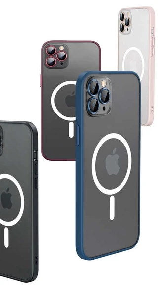 Apple iPhone 12 Kılıf Zore Mokka Wireless Kapak - 3