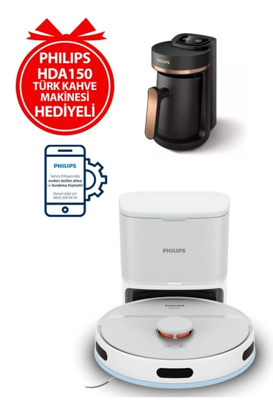 Philips Robot Süpürge 2000 Serisi Islak/Kuru Bxa0015 Philips Kahve Makinesi Hediyeli