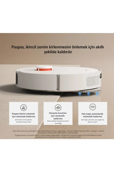 Xiaomi İstasyonlu Robot Süpürge 6000pa Sesli Kontrol Robot Vacuum-hepsi Bir Arada Otomatik Robot Süpürge - 2