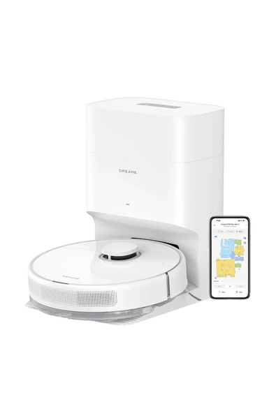 Dreame D10 Plus Gen 2 Toz İstasyonlu Robot Süpürge Beyaz