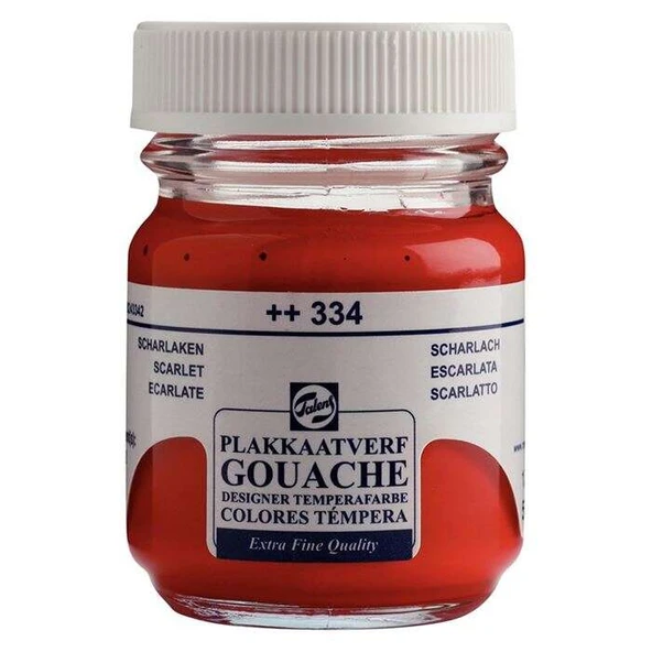 Talens Gouache Jar 50ml Guaj Boya Scarlet / 334 ürün görseli