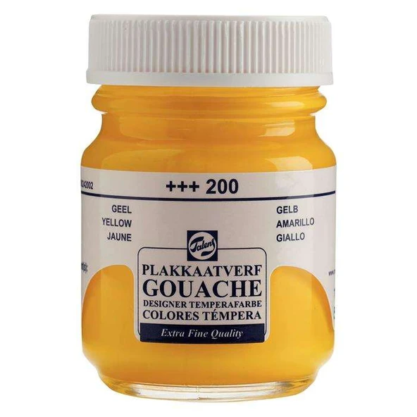 Talens Gouache Jar 50ml Guaj Boya Yellow / 200 ürün görseli