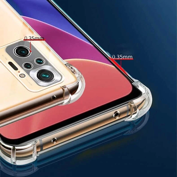 Xiaomi Poco M5S Kılıf Zore Kamera Korumalı Nitro Anti Shock Silikon - 9