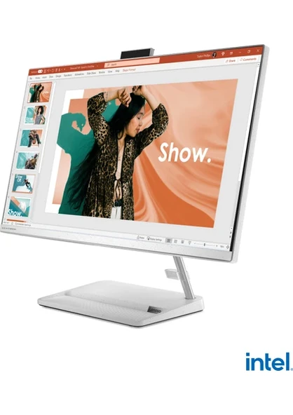 Lenovo Ideacentre 3  Intel Core i3 1215U 8GB 512GB SSD Freedos 23.8" FHD All In One Bilgisayar F0GH01GATR - 2