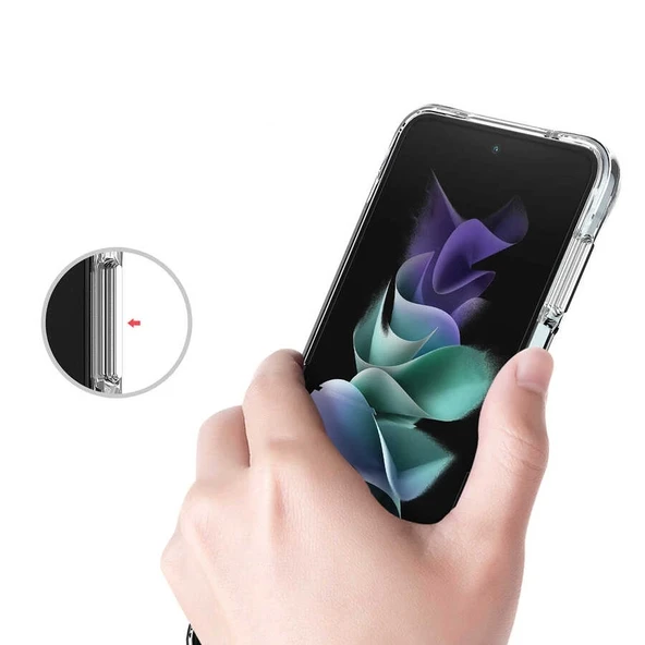 Galaxy Z Flip 4 Kılıf Zore Vonn Kapak - 5