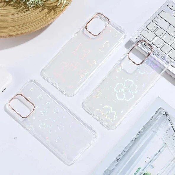 Xiaomi Poco M5S Kılıf Zore Sidney Desenli Sert Kapak - Resim 2