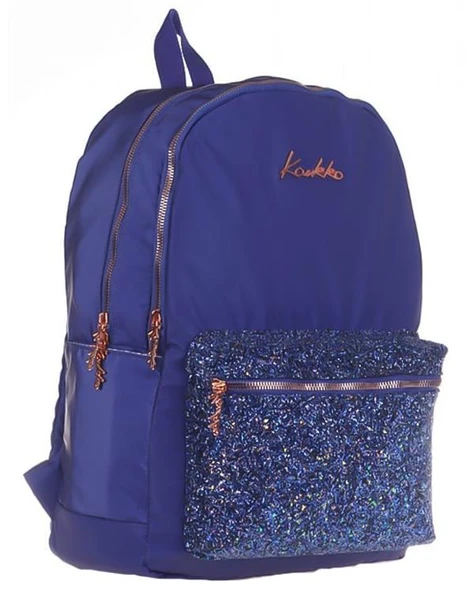 Kaukko Bright Sırt Çantası Taşlı Lacivert K1808 - 2