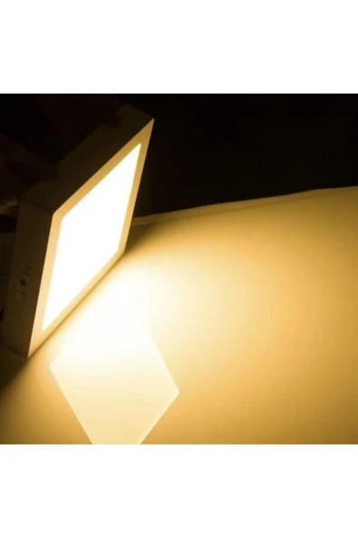 CATA CT-5234 18W Panel LED Armatür Kare Sıva Üstü Metal Kasa Sıcak Beyaz 3200k - 2