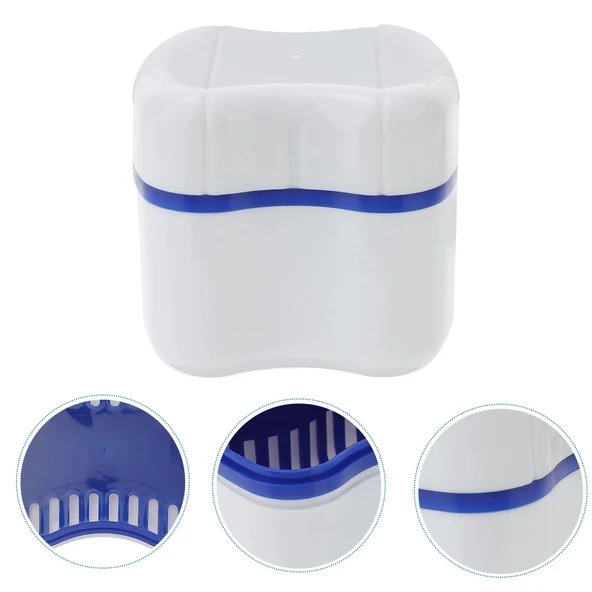 TechTic BDC112Curaprox Diş Protezleri Ve Diş Telleri İçin Temizleme Kutusu Dental Cihaz Kutusu - 4
