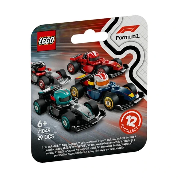Nessiworld 71049 Lego Formula1 Sürpriz Paket Koleksiyonluk Yarış Arabası 29 parça +5 yaş