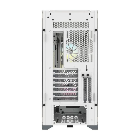 CORSAIR CC-9011213-WW 5000X RGB Temperli Camlı  Mid-Tower ATX Beyaz Gaming Kasa - 5