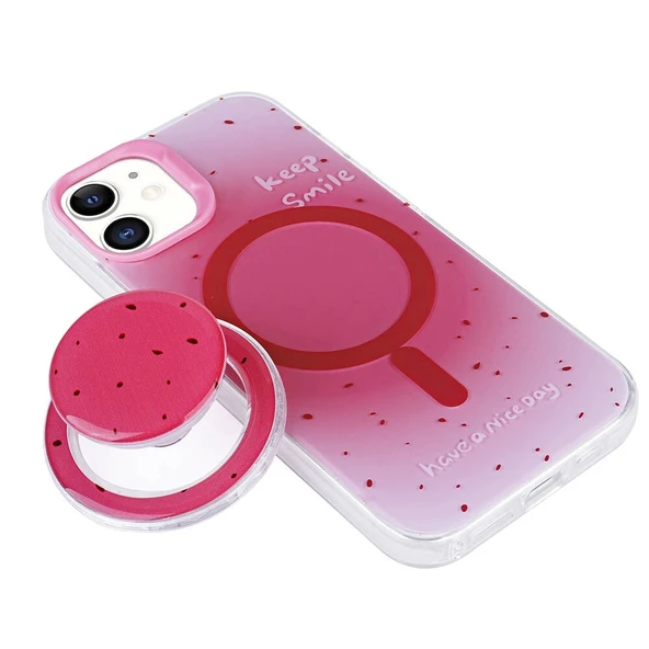 Apple iPhone 11 Kılıf M-safe Şarj Özellikli Tak-Çıkar Pop Soketli Zore Tiktok Kapak - 6