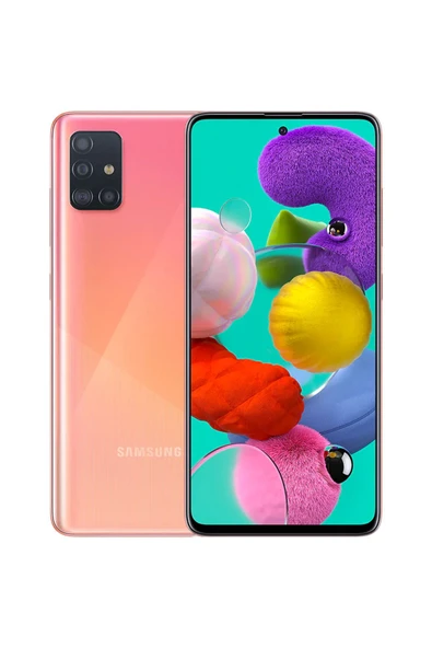 Yenilenmiş Samsung Galaxy A51 128 GB Pembe Cep Telefonu (12 Ay Garantili) - A Kalite