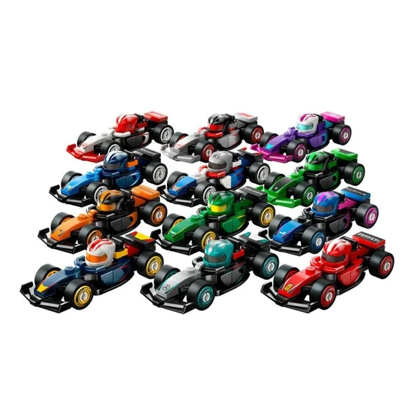 Nessiworld 71049 Lego Formula1 Sürpriz Paket Koleksiyonluk Yarış Arabası 29 parça +5 yaş - 4