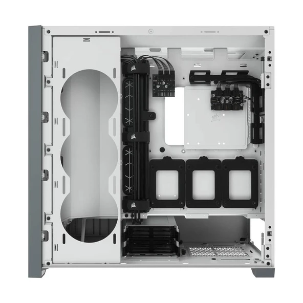 CORSAIR CC-9011213-WW 5000X RGB Temperli Camlı  Mid-Tower ATX Beyaz Gaming Kasa - 4