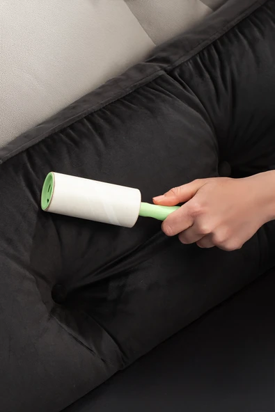 Porsima 3107 Kedi Köpek Tüy Toplayıcı Rulo + 4 Adet Yedek Rulo Yeşil - Resim 3