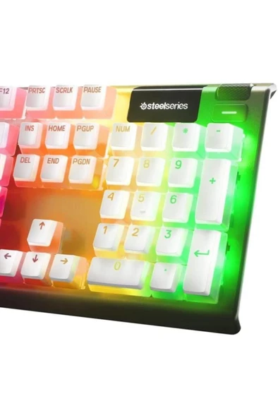 SteelSeries PrismCaps UK Beyaz Tuş Takımı Outlet - 3