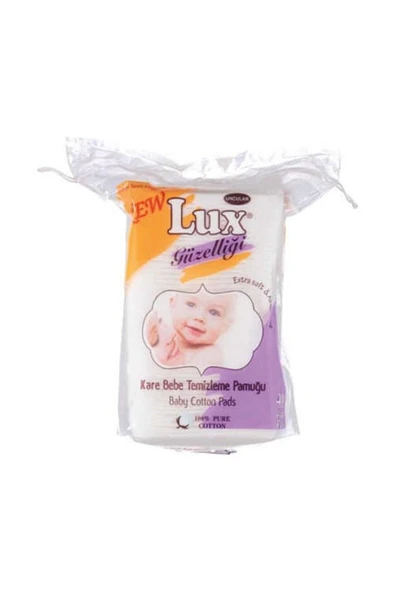 Lux Kare 40'lı Bebek Temizleme Pamuğu