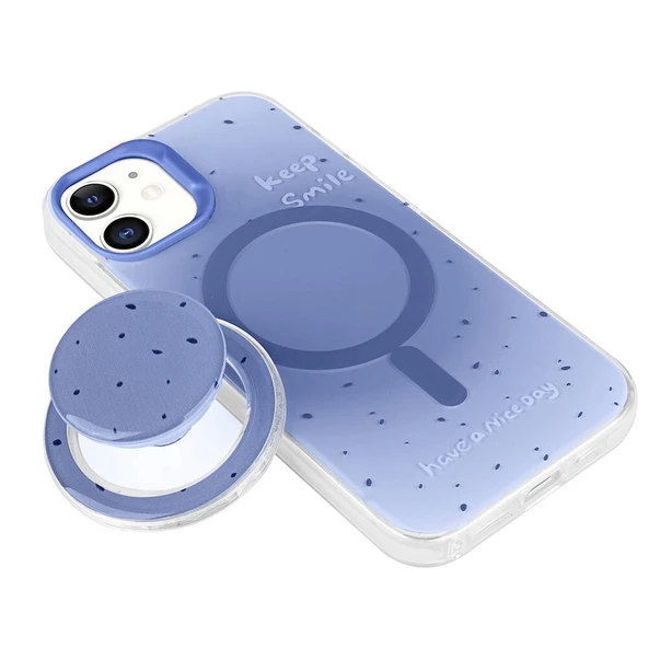 Apple iPhone 11 Kılıf M-safe Şarj Özellikli Tak-Çıkar Pop Soketli Zore Tiktok Kapak - 3