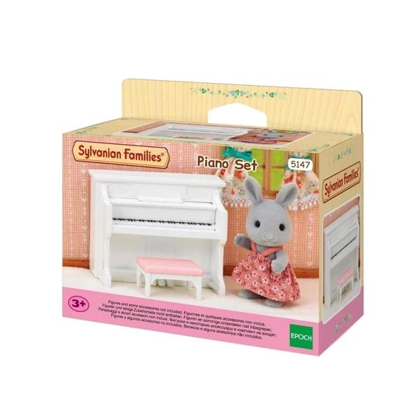 Nessiworld 5147 Sylvanian Families Piyano Seti  (figürler dahil değildir) +3 yaş