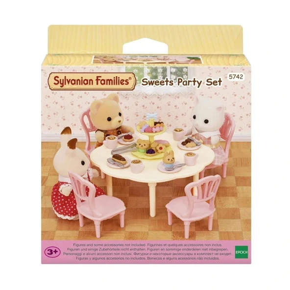 Nessiworld 5742 Sylvanian Families Tatlı Partisi Oyun Seti (figürler dahil değildir) +4 yaş