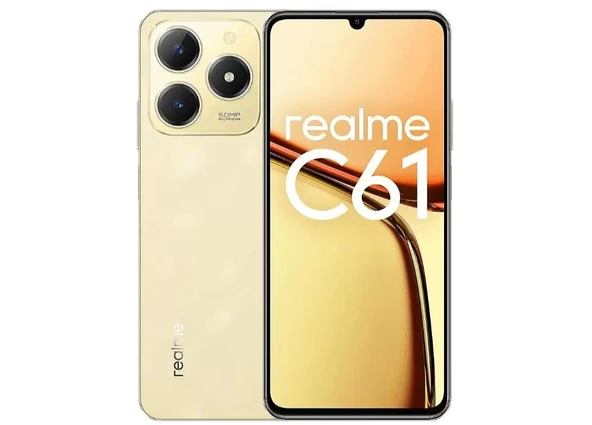 Realme C61 6/128 GB Altın (Outlet) (1 Yıl Garantili)