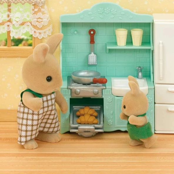 Nessiworld 5378 Sylvanian Families Yemek Odası Seti +3 yaş - Resim 5