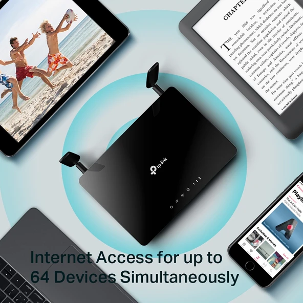 TP-LINK ARCHER MR400 AC1200 4PORT A.POINT/ROUTER - Resim 5