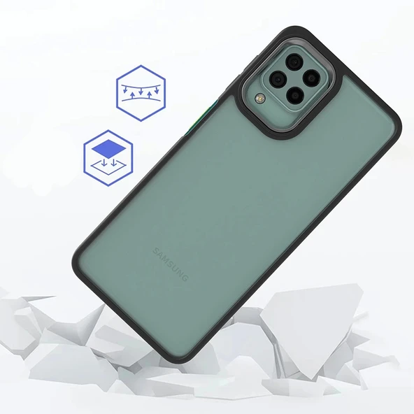 Galaxy A22 4G Kılıf Zore Flora Kapak - 2