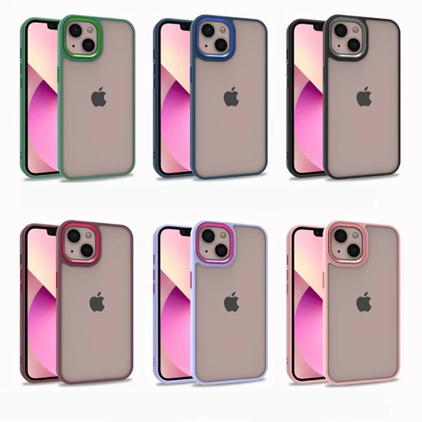 Apple iPhone 13 Kılıf Zore Flora Kapak - Resim 2