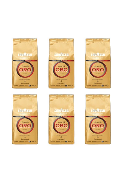 LavAzza Qualita Oro Çekirdek Kahve - 1 Koli - 1kg X 6 Adet - 3