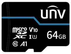 UNV TF-64G-T-L MicroSDXC 64 GB SD Kart, Hafıza Kartı 90 MB/s Okuma 65 MB/s Yazma