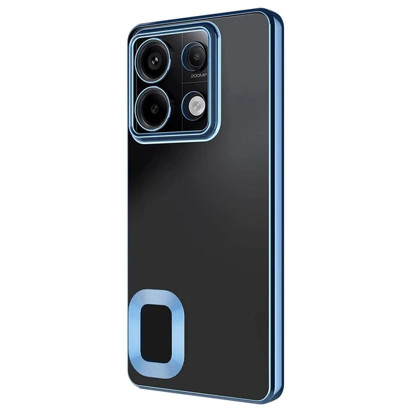 Xiaomi Redmi Note 13 Pro 5G Kılıf Kamera Korumalı Logo Gösteren Zore Omega Kapak - 7